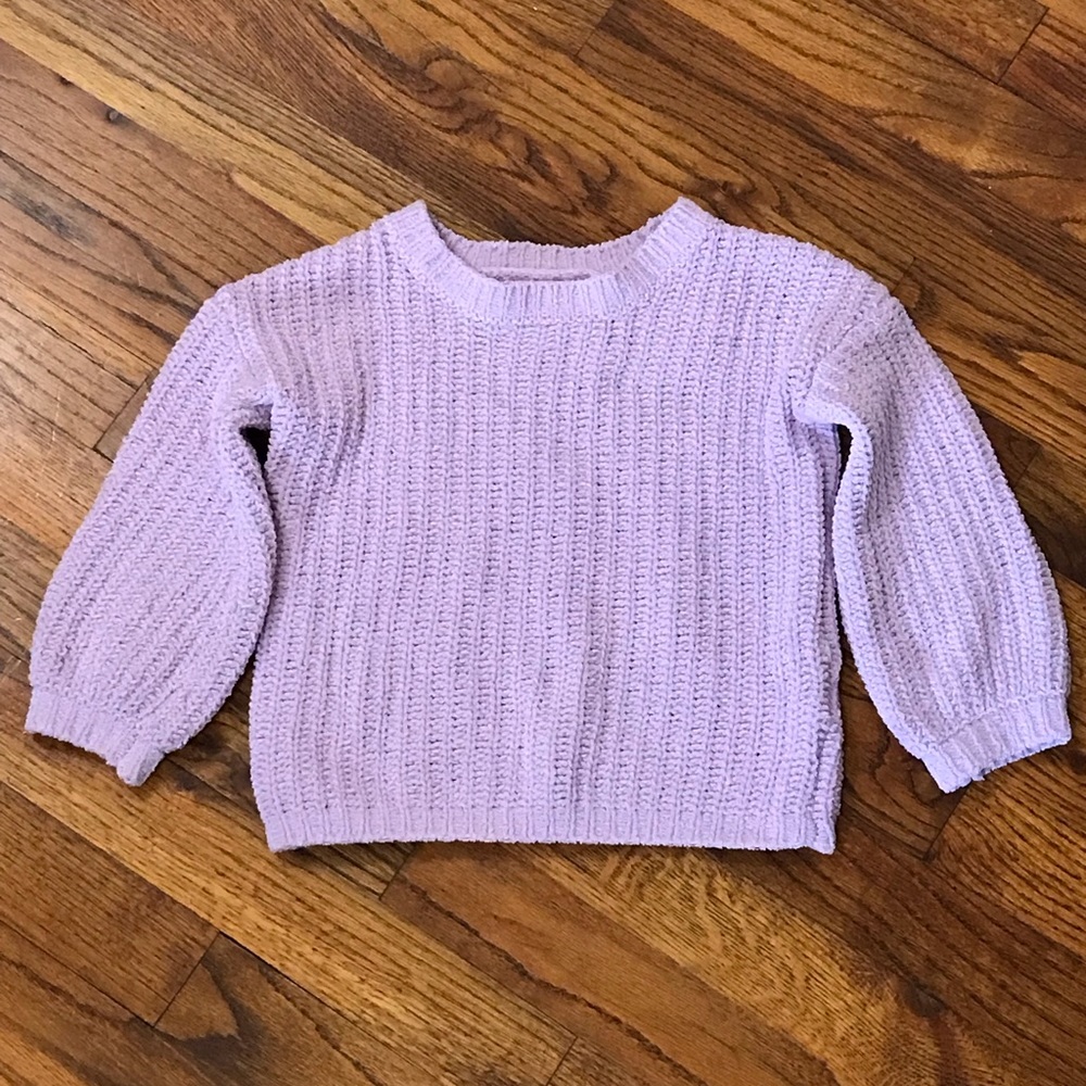 GB Girls Gianni Bini Lavender Knit Pullover Sweater 
Size XS 4 / 5 Extra… - Picture 6 of 12